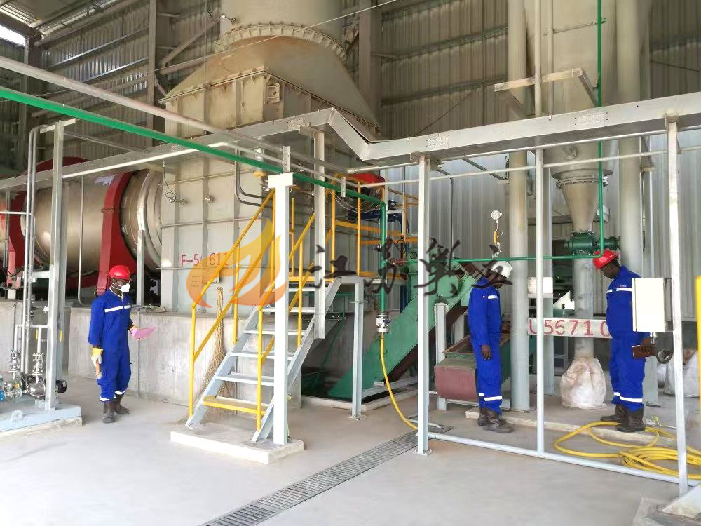中石油污泥回转窑焚烧系统